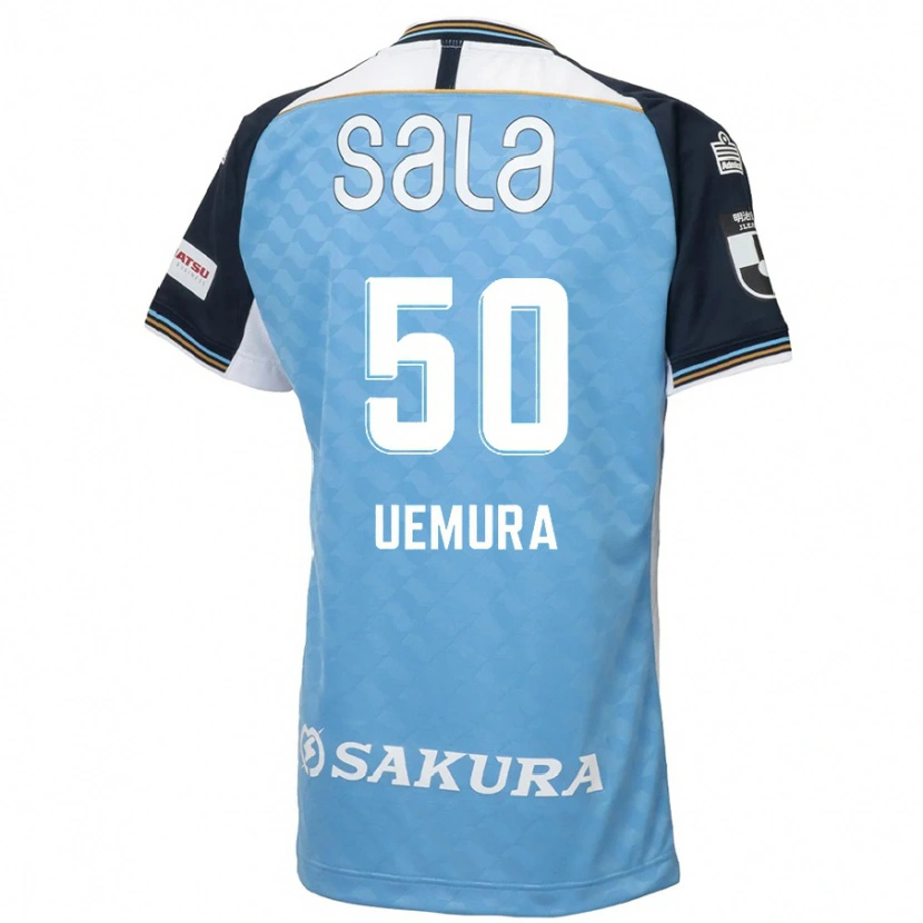 Danxen Criança Camisola Hiroto Uemura #50 Azul Celeste Preto Principal 2025/26 Camisa Brasil