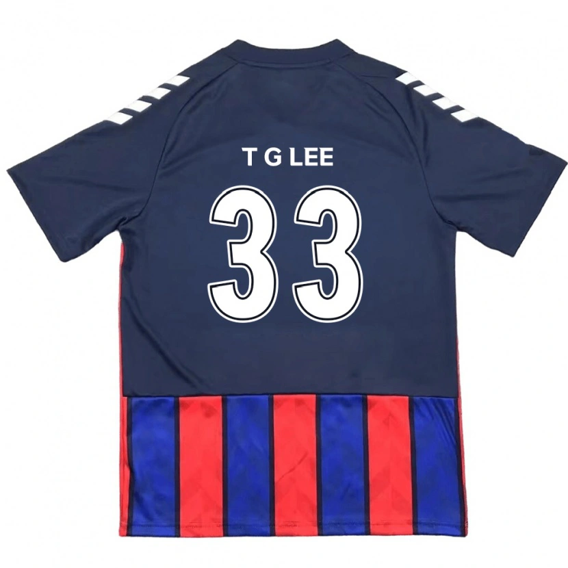 Danxen Criança Camisola Taek-Geun Lee #33 Azul Royal Vermelho Principal 2025/26 Camisa Brasil