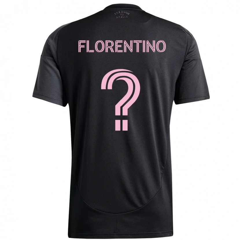Danxen Criança Camisola Gabriel Florentino #0 Preto Rosa Alternativa 2025/26 Camisa Brasil