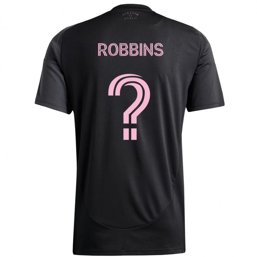 Danxen Criança Camisola Lukas Robbins #0 Preto Rosa Alternativa 2025/26 Camisa Brasil