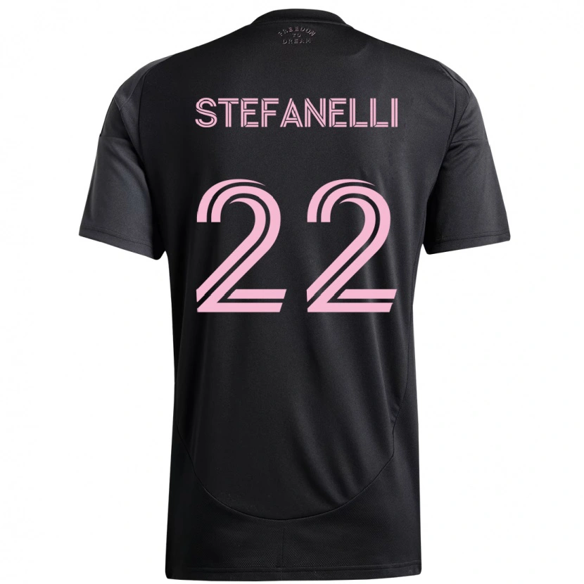 Danxen Criança Camisola Nicolás Stefanelli #22 Preto Rosa Alternativa 2025/26 Camisa Brasil