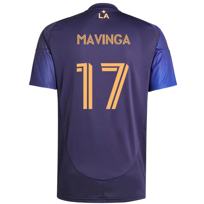 Danxen Criança Camisola Chris Mavinga #17 Roxo Azul Alternativa 2025/26 Camisa Brasil