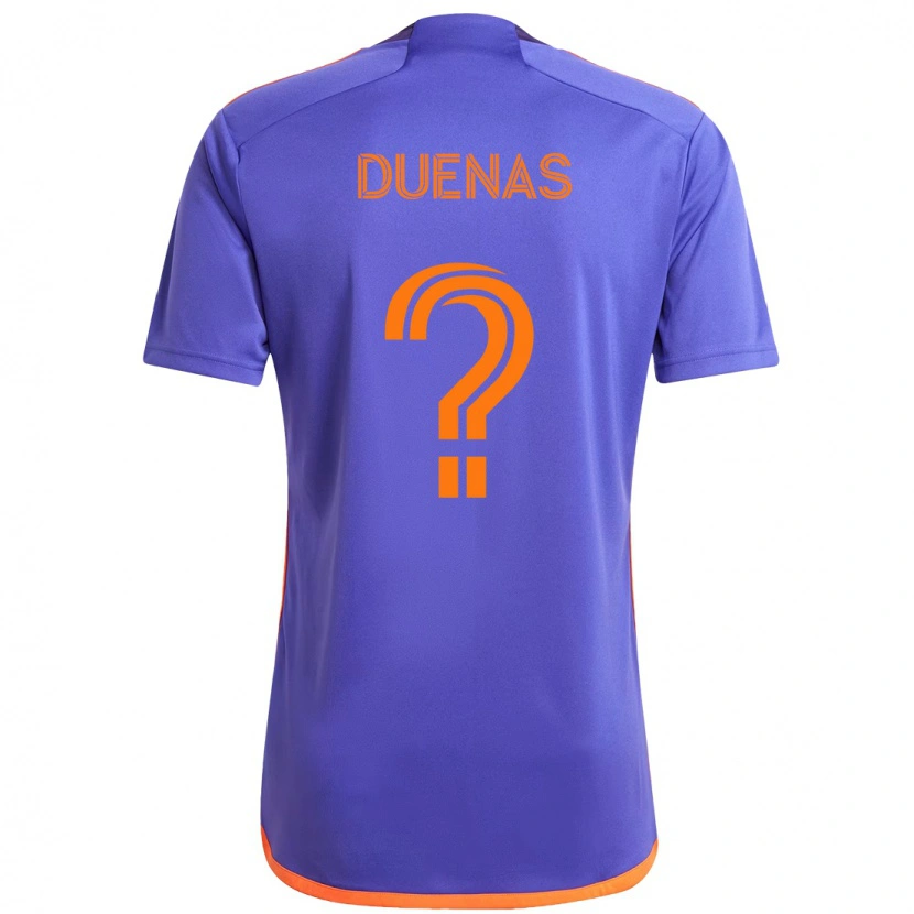 Danxen Criança Camisola Érik Dueñas #0 Roxo Laranja Alternativa 2025/26 Camisa Brasil