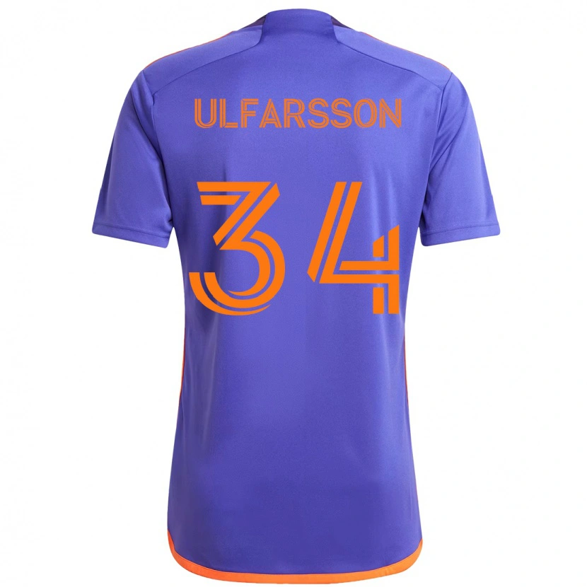 Danxen Criança Camisola Thor Úlfarsson #34 Roxo Laranja Alternativa 2025/26 Camisa Brasil
