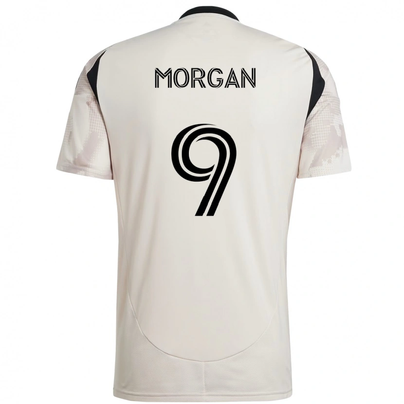 Danxen Criança Camisola Lewis Morgan #9 Bege Preto Alternativa 2025/26 Camisa Brasil
