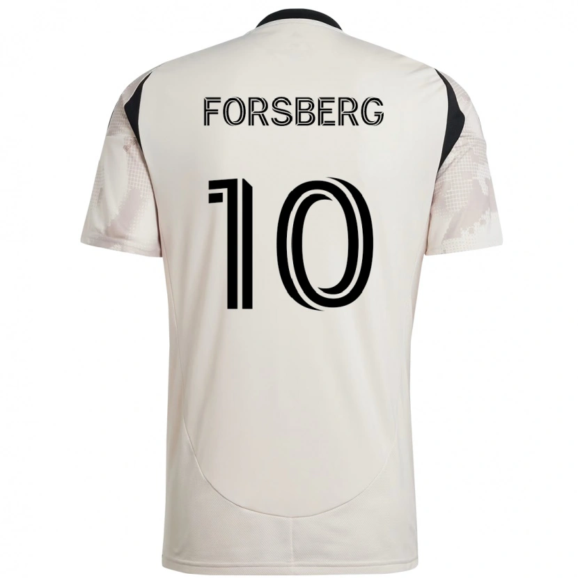 Danxen Criança Camisola Emil Forsberg #10 Bege Preto Alternativa 2025/26 Camisa Brasil
