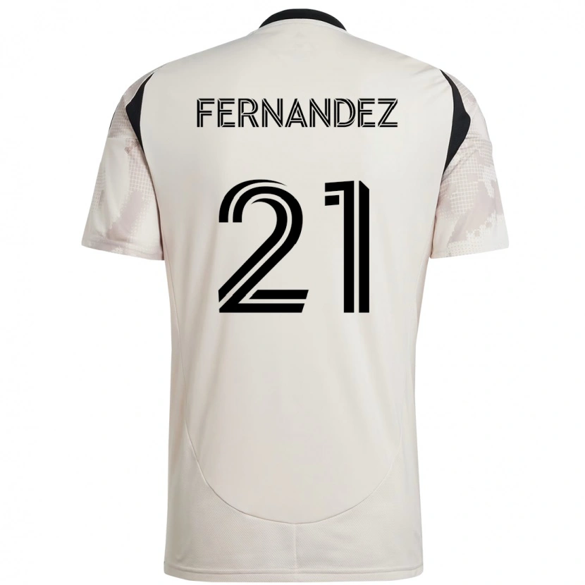 Danxen Criança Camisola Omir Fernandez #21 Bege Preto Alternativa 2025/26 Camisa Brasil