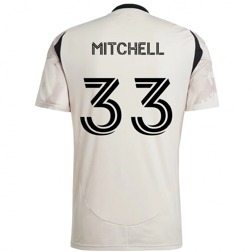 Danxen Criança Camisola Roald Mitchell #33 Bege Preto Alternativa 2025/26 Camisa Brasil