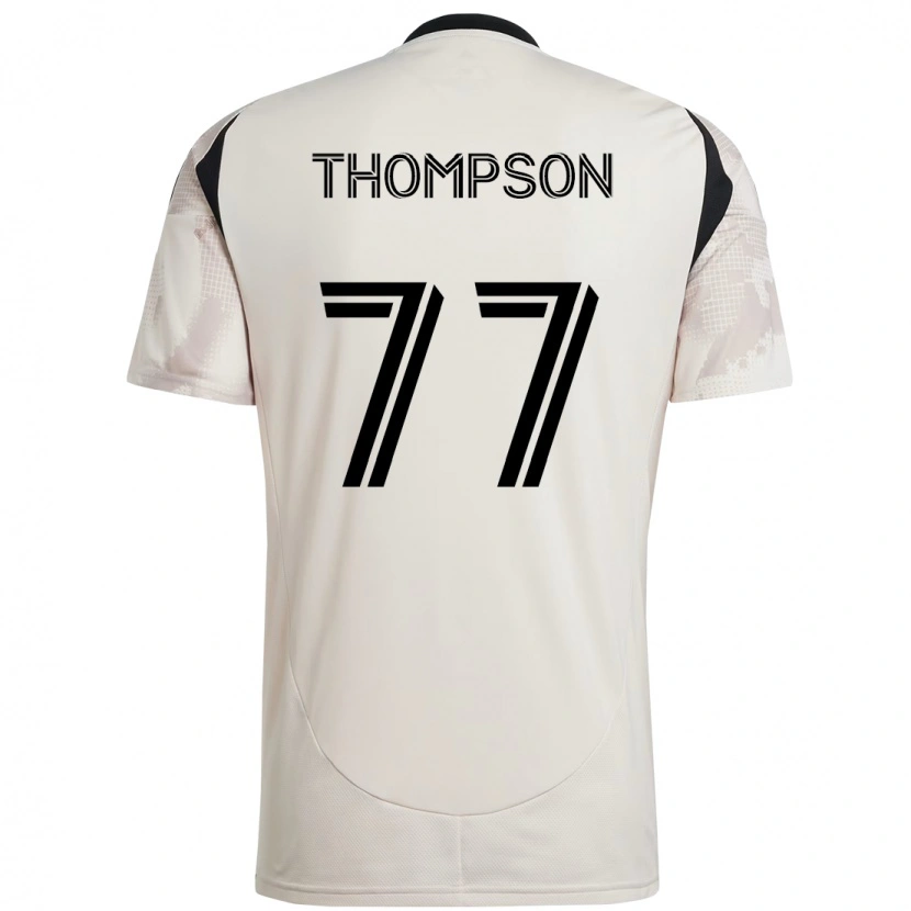 Danxen Criança Camisola Amos Shapiro-Thompson #77 Bege Preto Alternativa 2025/26 Camisa Brasil