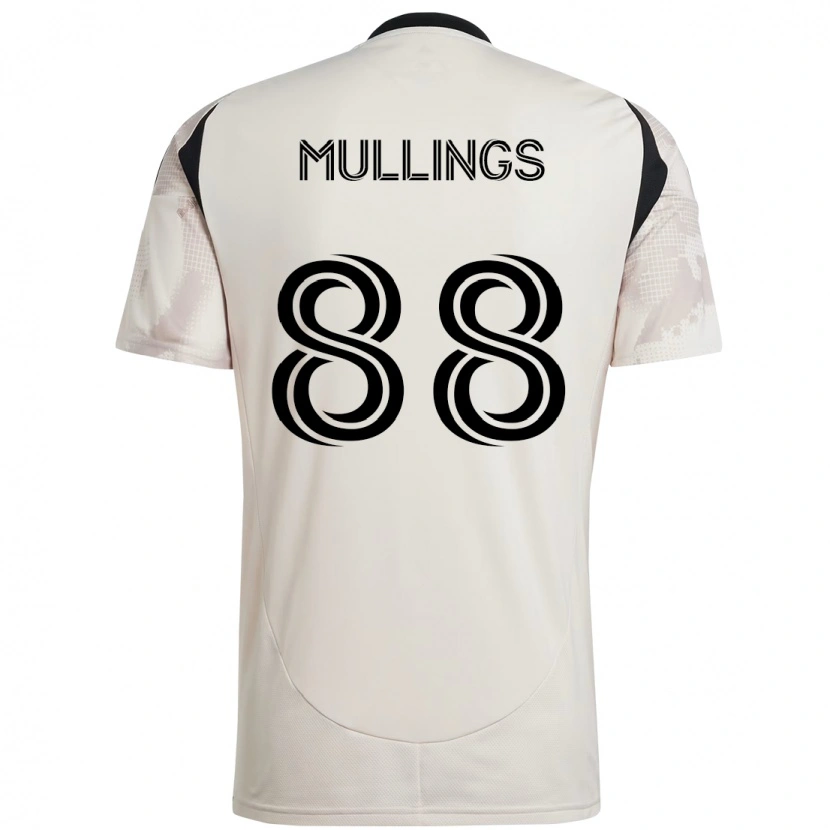 Danxen Criança Camisola O'vonte Mullings #88 Bege Preto Alternativa 2025/26 Camisa Brasil
