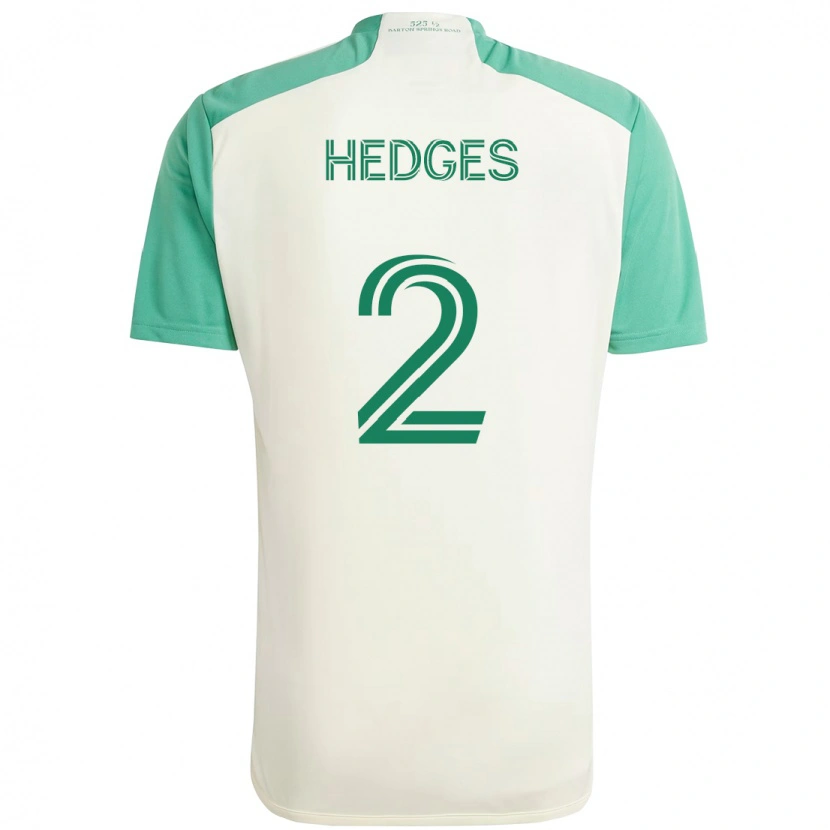 Danxen Criança Camisola Matt Hedges #2 Branco Verde Alternativa 2025/26 Camisa Brasil
