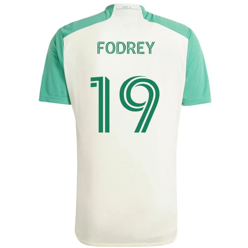 Danxen Criança Camisola Cj Fodrey #19 Branco Verde Alternativa 2025/26 Camisa Brasil
