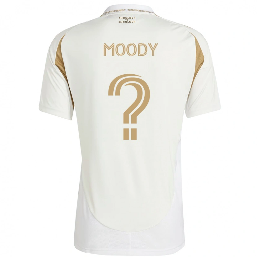 Danxen Criança Camisola Noah Moody #0 Branco Castanho Alternativa 2025/26 Camisa Brasil