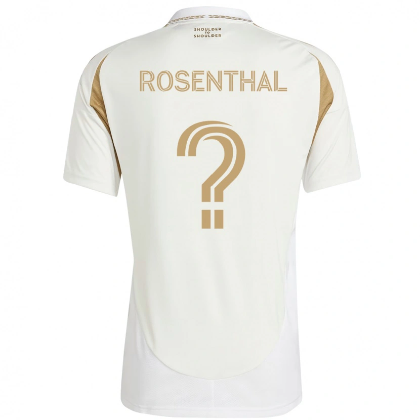 Danxen Criança Camisola Charlie Rosenthal #0 Branco Castanho Alternativa 2025/26 Camisa Brasil