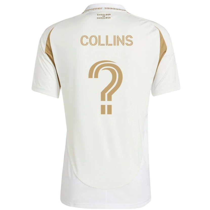 Danxen Criança Camisola Slate Collins #0 Branco Castanho Alternativa 2025/26 Camisa Brasil