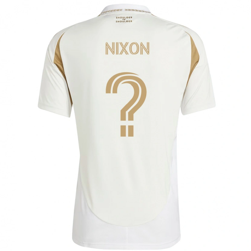 Danxen Criança Camisola Shakir Nixon #0 Branco Castanho Alternativa 2025/26 Camisa Brasil