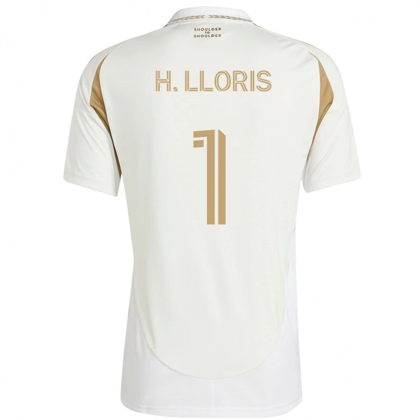 Danxen Criança Camisola Hugo Lloris #1 Branco Castanho Alternativa 2025/26 Camisa Brasil