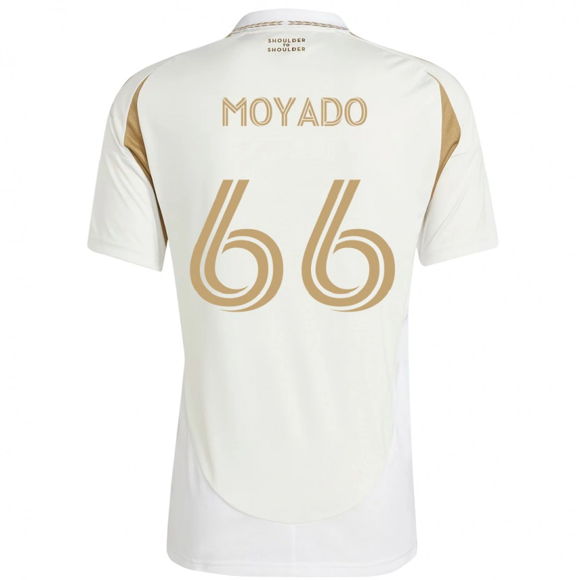 Danxen Criança Camisola Bryan Moyado #66 Branco Castanho Alternativa 2025/26 Camisa Brasil