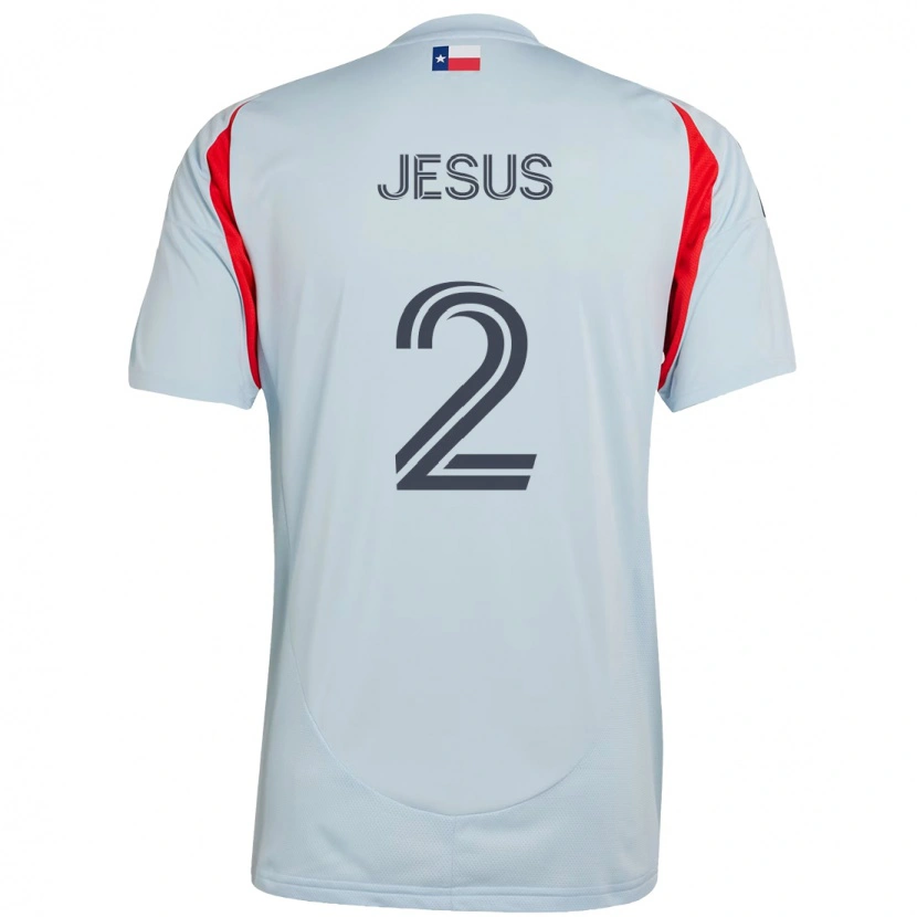 Danxen Criança Camisola Geovane Jesus #2 Azul Claro Vermelho Alternativa 2025/26 Camisa Brasil