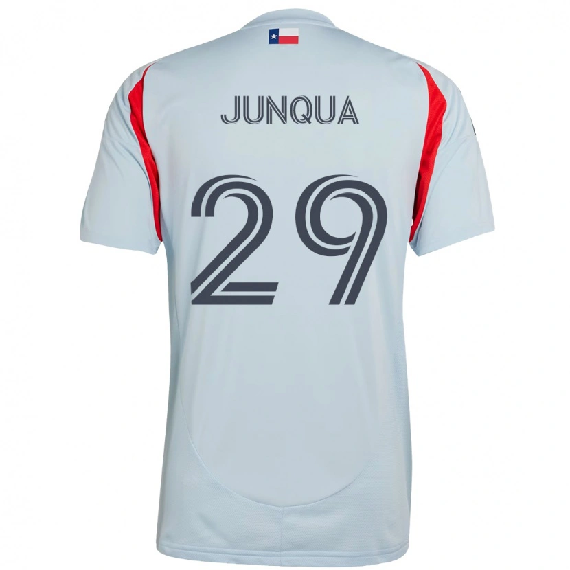 Danxen Criança Camisola Sam Junqua #29 Azul Claro Vermelho Alternativa 2025/26 Camisa Brasil