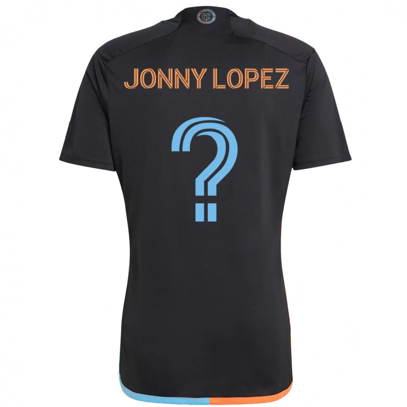 Danxen Criança Camisola Jonny Lopez #0 Preto Azul Laranja Alternativa 2025/26 Camisa Brasil