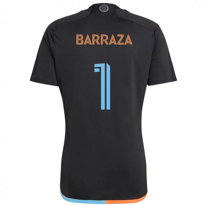 Danxen Criança Camisola Luis Barraza #1 Preto Azul Laranja Alternativa 2025/26 Camisa Brasil