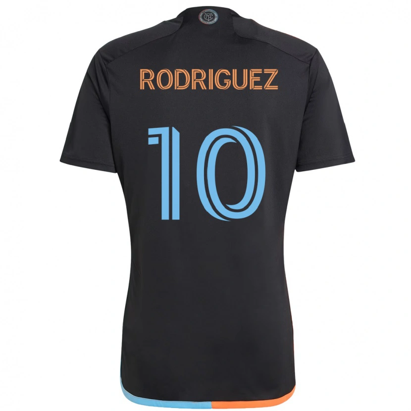 Danxen Criança Camisola Santiago Rodríguez #10 Preto Azul Laranja Alternativa 2025/26 Camisa Brasil