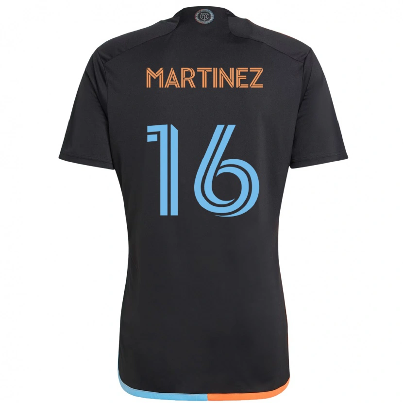 Danxen Criança Camisola Alonso Martínez #16 Preto Azul Laranja Alternativa 2025/26 Camisa Brasil