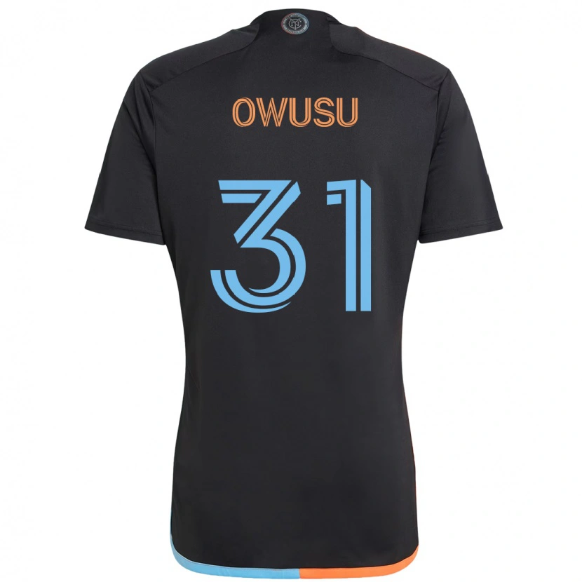 Danxen Criança Camisola Samuel Owusu #31 Preto Azul Laranja Alternativa 2025/26 Camisa Brasil