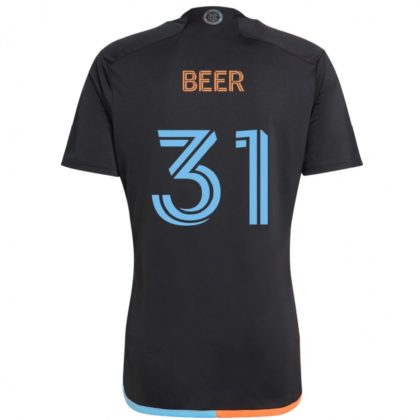 Danxen Criança Camisola Jack Beer #31 Preto Azul Laranja Alternativa 2025/26 Camisa Brasil
