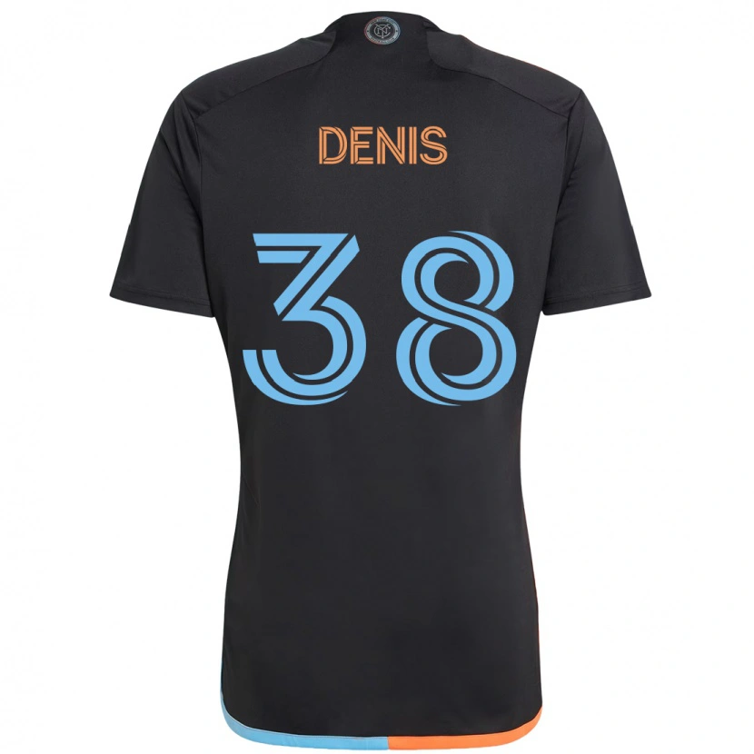 Danxen Criança Camisola John Denis #38 Preto Azul Laranja Alternativa 2025/26 Camisa Brasil