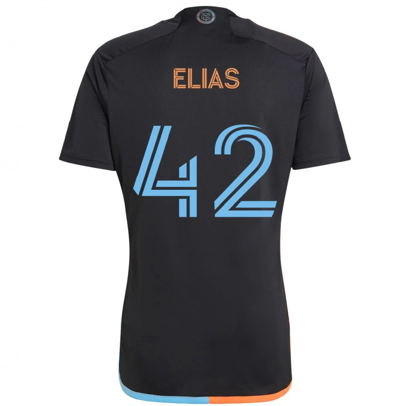 Danxen Criança Camisola Piero Elias #42 Preto Azul Laranja Alternativa 2025/26 Camisa Brasil