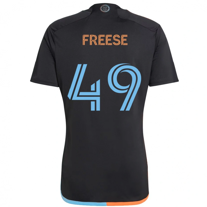 Danxen Criança Camisola Matt Freese #49 Preto Azul Laranja Alternativa 2025/26 Camisa Brasil