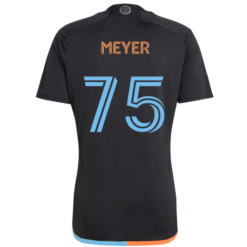Danxen Criança Camisola Will Meyer #75 Preto Azul Laranja Alternativa 2025/26 Camisa Brasil