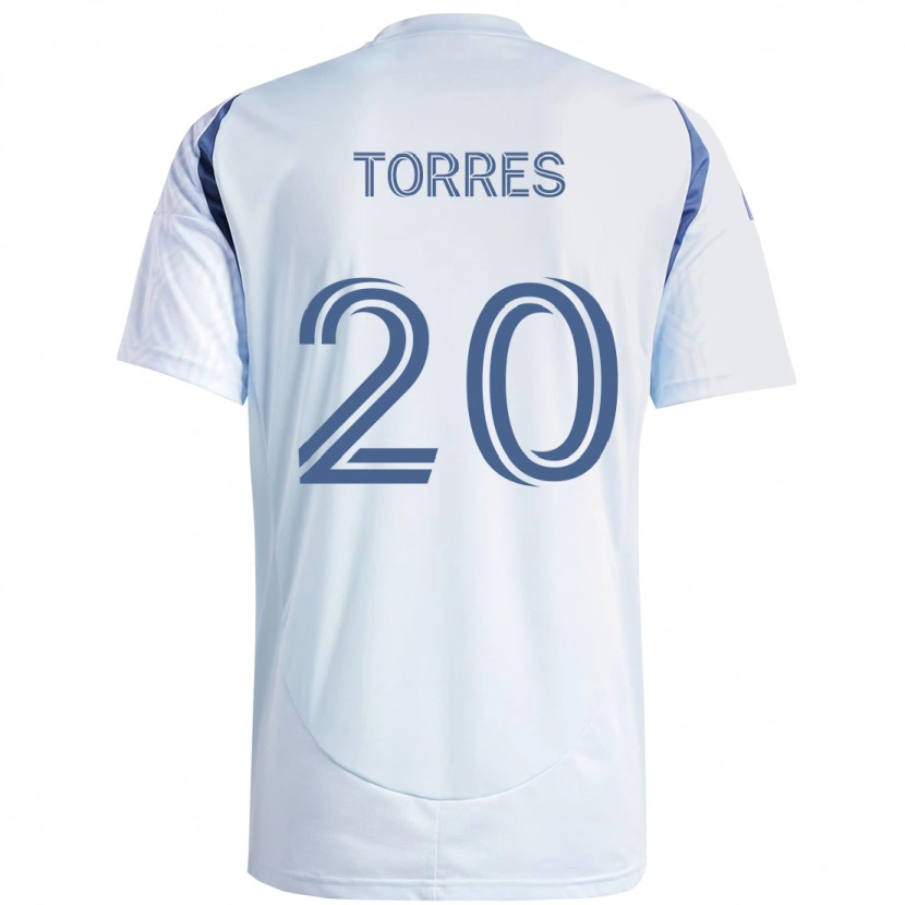 Danxen Criança Camisola Jairo Torres #20 Azul Celeste Claro Azul Alternativa 2025/26 Camisa Brasil
