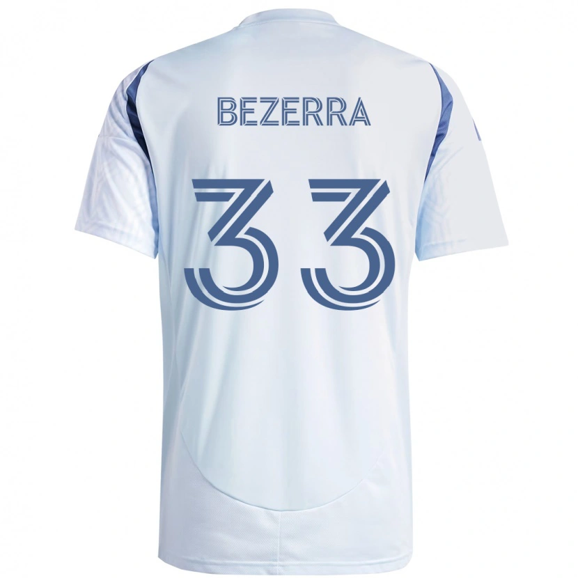 Danxen Criança Camisola Victor Bezerra #33 Azul Celeste Claro Azul Alternativa 2025/26 Camisa Brasil