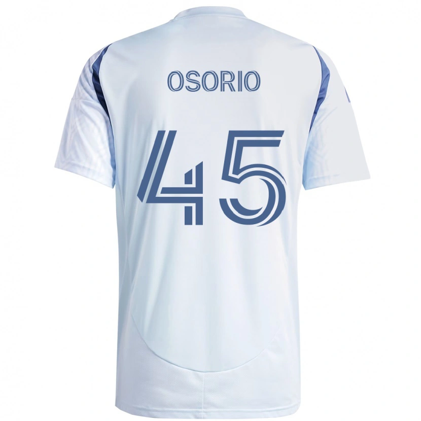 Danxen Criança Camisola Harold Osorio #45 Azul Celeste Claro Azul Alternativa 2025/26 Camisa Brasil