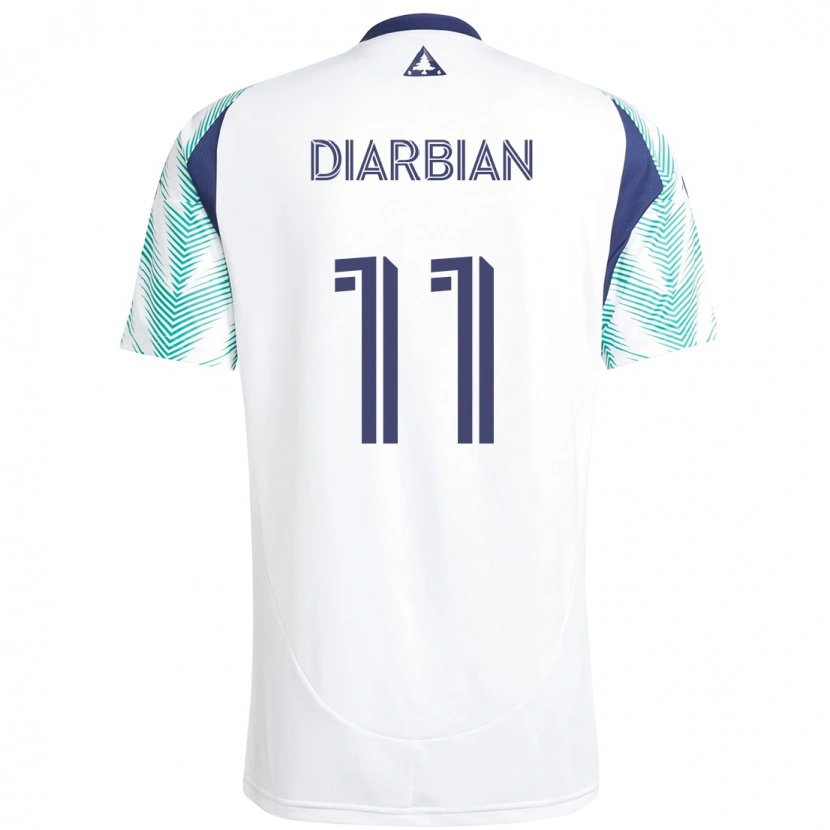 Danxen Criança Camisola Gevork Diarbian #11 Branco Azul Alternativa 2025/26 Camisa Brasil