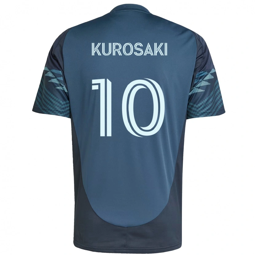 Danxen Criança Camisola Yuuka Kurosaki #10 Azul Claro Alternativa 2025/26 Camisa Brasil