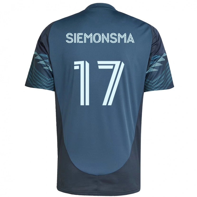 Danxen Criança Camisola Sianna Siemonsma #17 Azul Claro Alternativa 2025/26 Camisa Brasil