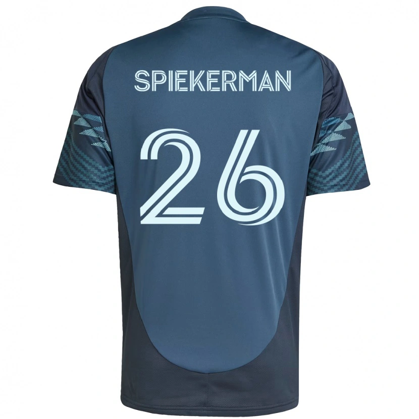 Danxen Criança Camisola Stephanie Spiekerman #26 Azul Claro Alternativa 2025/26 Camisa Brasil