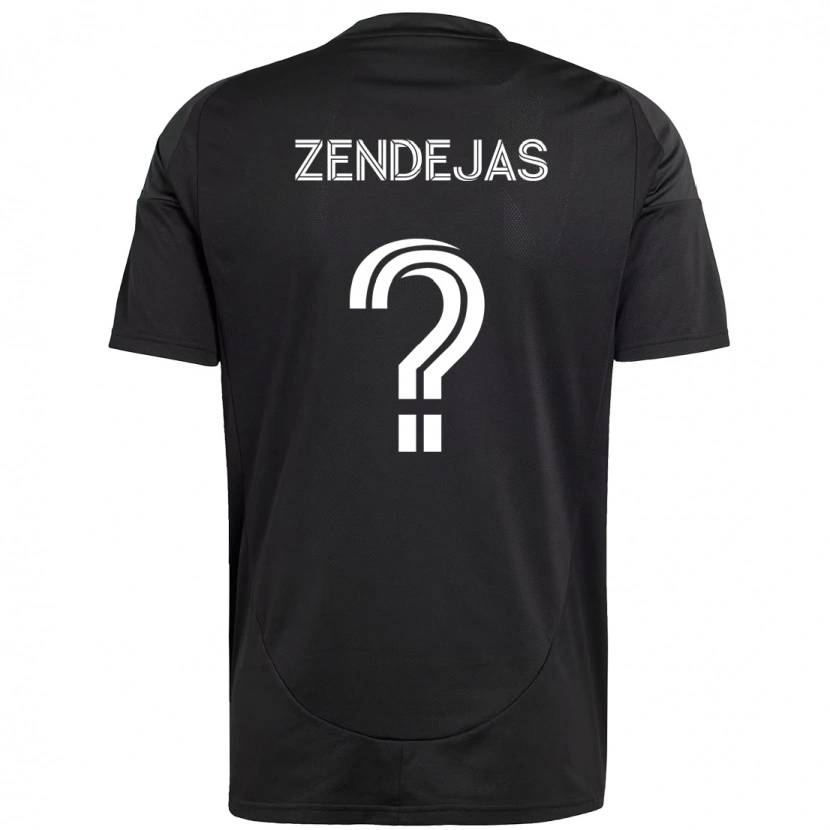 Danxen Criança Camisola Adrián Zendejas #0 Preto Branco Alternativa 2025/26 Camisa Brasil