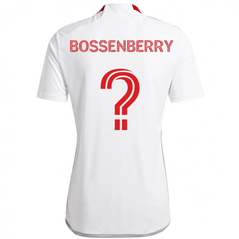 Danxen Criança Camisola Antone Bossenberry #0 Branco Vermelho Alternativa 2025/26 Camisa Brasil