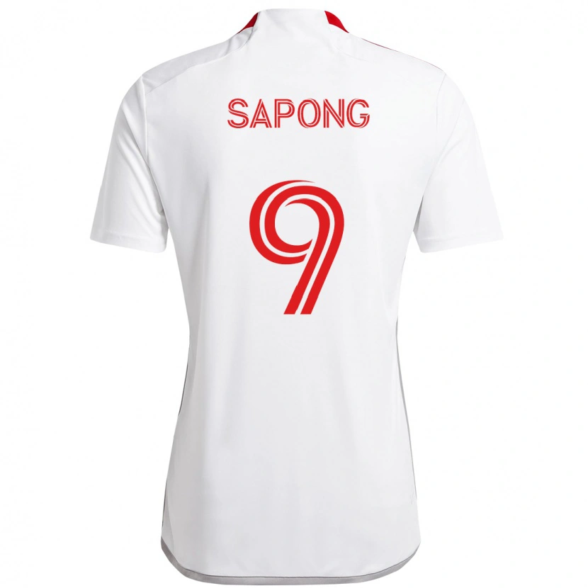 Danxen Criança Camisola C.j. Sapong #9 Branco Vermelho Alternativa 2025/26 Camisa Brasil