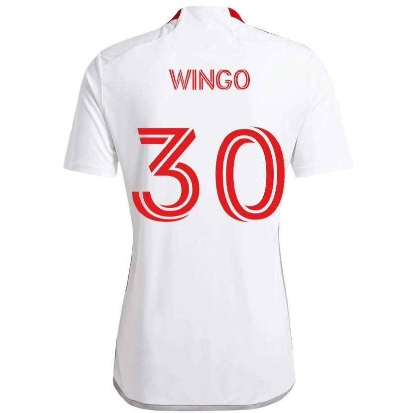 Danxen Criança Camisola Henry Wingo #30 Branco Vermelho Alternativa 2025/26 Camisa Brasil