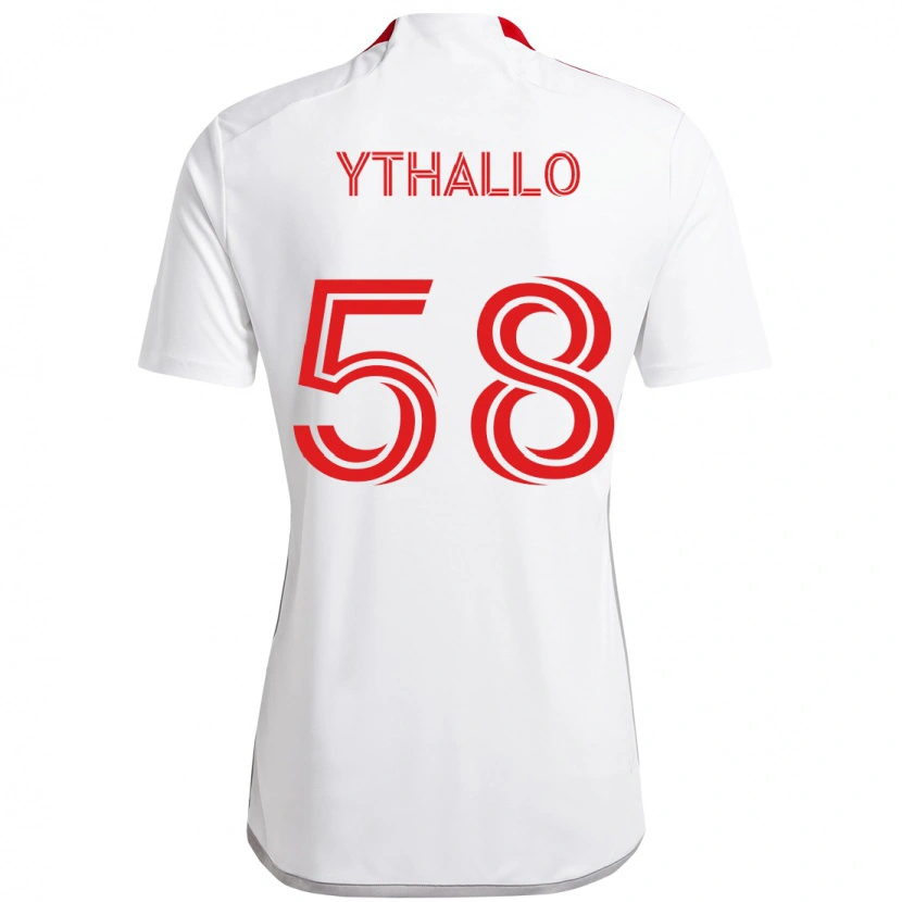 Danxen Criança Camisola Ythallo #58 Branco Vermelho Alternativa 2025/26 Camisa Brasil