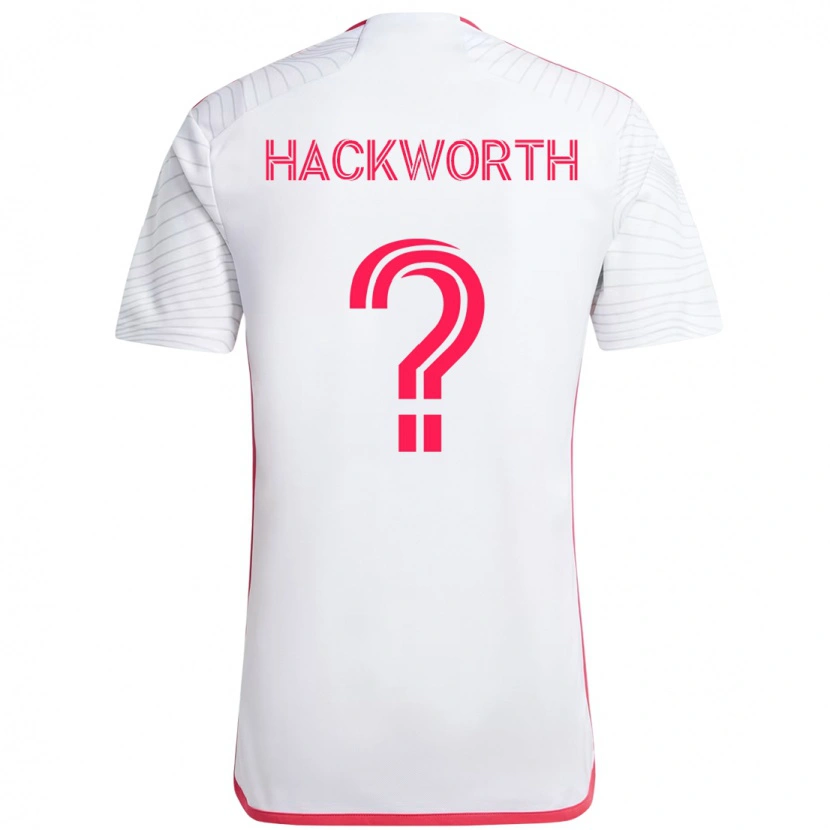 Danxen Criança Camisola Larsen Hackworth #0 Branco Magenta Alternativa 2025/26 Camisa Brasil