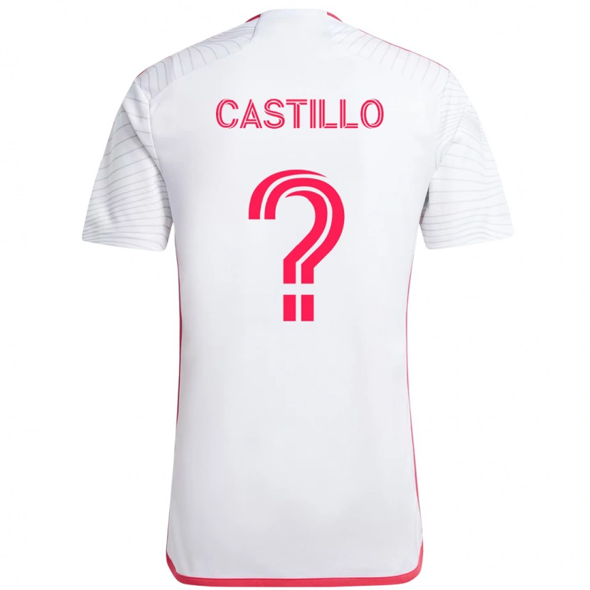 Danxen Criança Camisola Jayson Castillo #0 Branco Magenta Alternativa 2025/26 Camisa Brasil