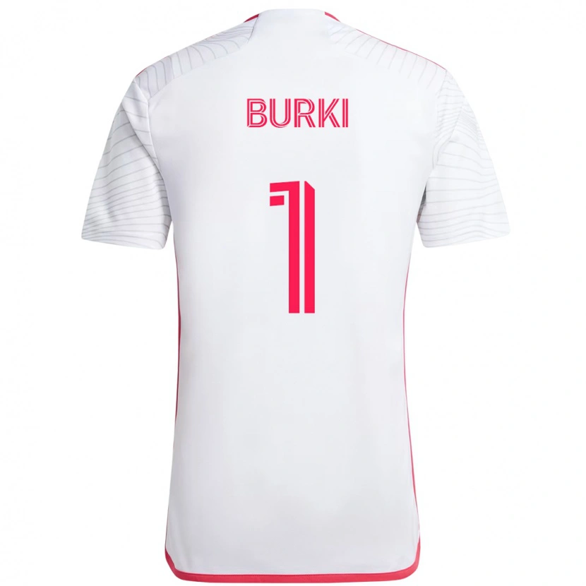 Danxen Criança Camisola Roman Bürki #1 Branco Magenta Alternativa 2025/26 Camisa Brasil
