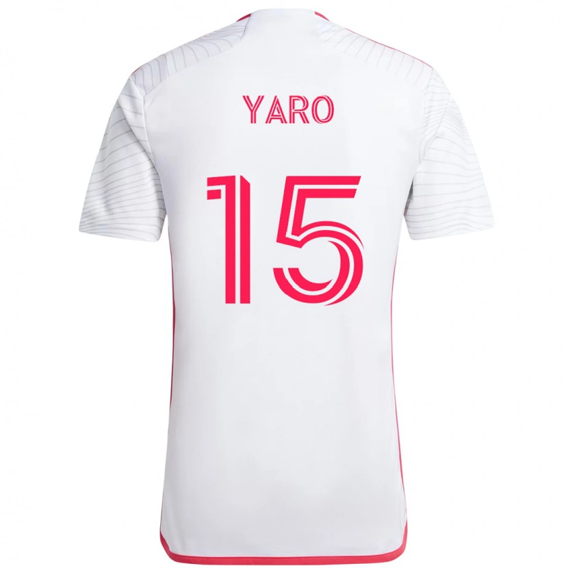 Danxen Criança Camisola Joshua Yaro #15 Branco Magenta Alternativa 2025/26 Camisa Brasil